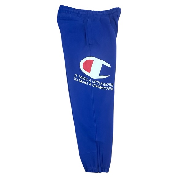 Champion| Men’s Super Fleece Behind the Label Blue Sweatpants |Size Large | NWOT - Picture 5 of 10